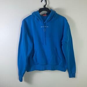 Lonely Ghost Womens S Pullover Hoodie Sweatshirt Text Me When You Get Home Blue